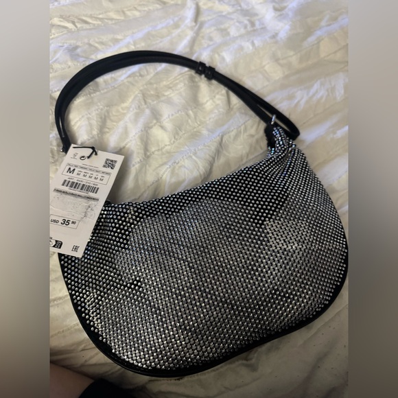 Zara sparkly shoulder bag - Picture 1 of 11